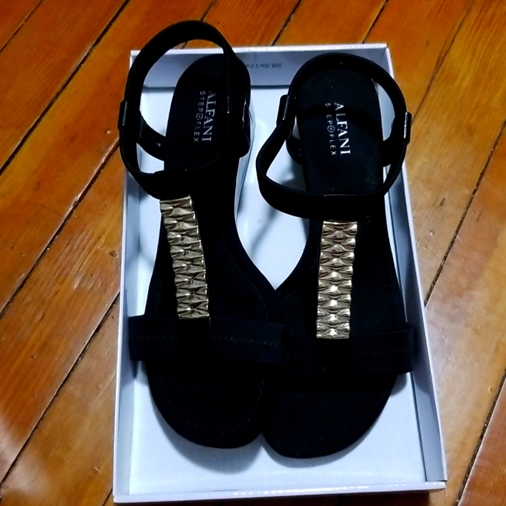 Alfani Vienna black sandals